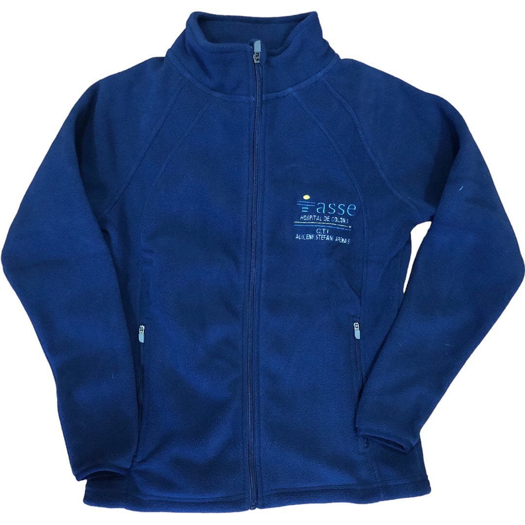 CAMPERA POLAR CON BORDADO LOGO Y/O NOMBRE ADELANTE